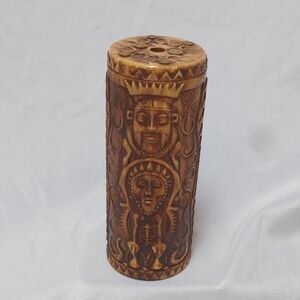 Disney Parks Plastic Tiki Polynesian Totem Drink Cup Tumbler 7" No Straw